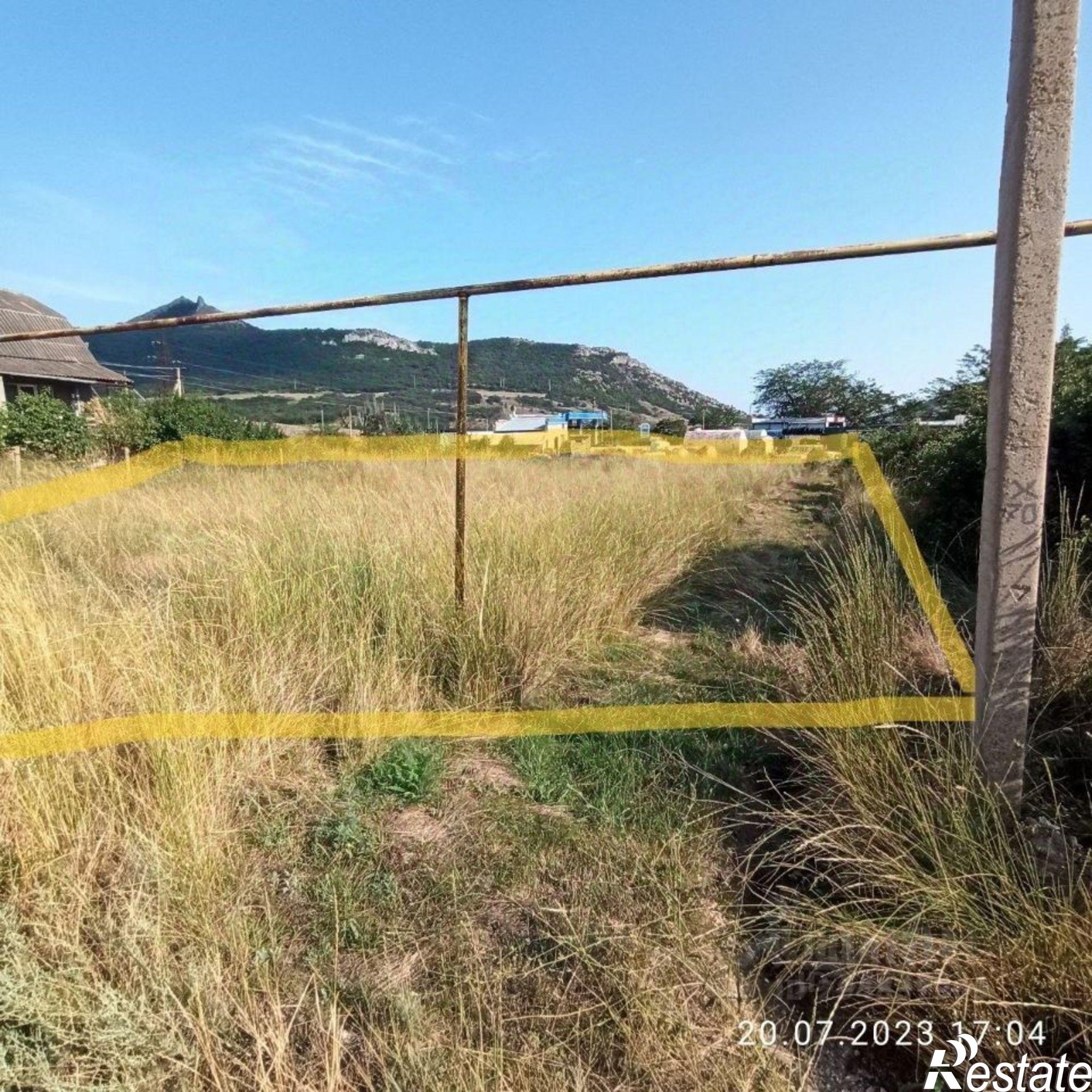 Купить землю, земельный участок за 2 450 000 рублей на Карадагский переулок