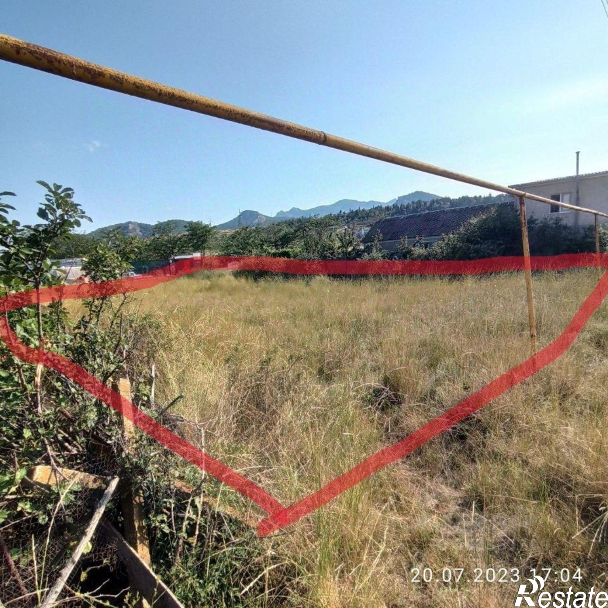 Купить землю, земельный участок за 2 450 000 рублей на Карадагский переулок