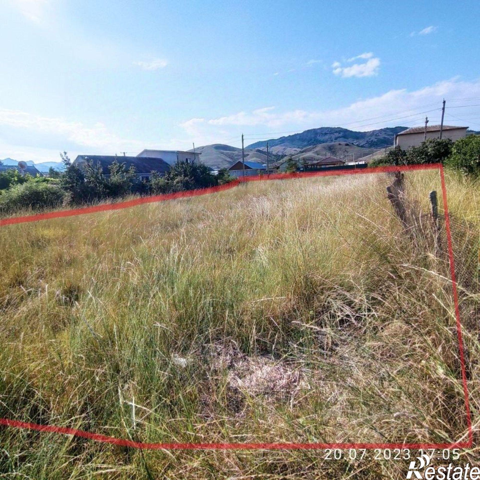 Купить землю, земельный участок за 2 450 000 рублей на Карадагский переулок