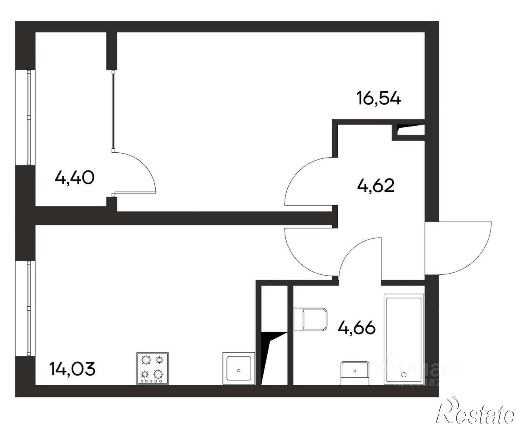 Купить квартиру за 7 326 000 рублей на Симферопольский район
