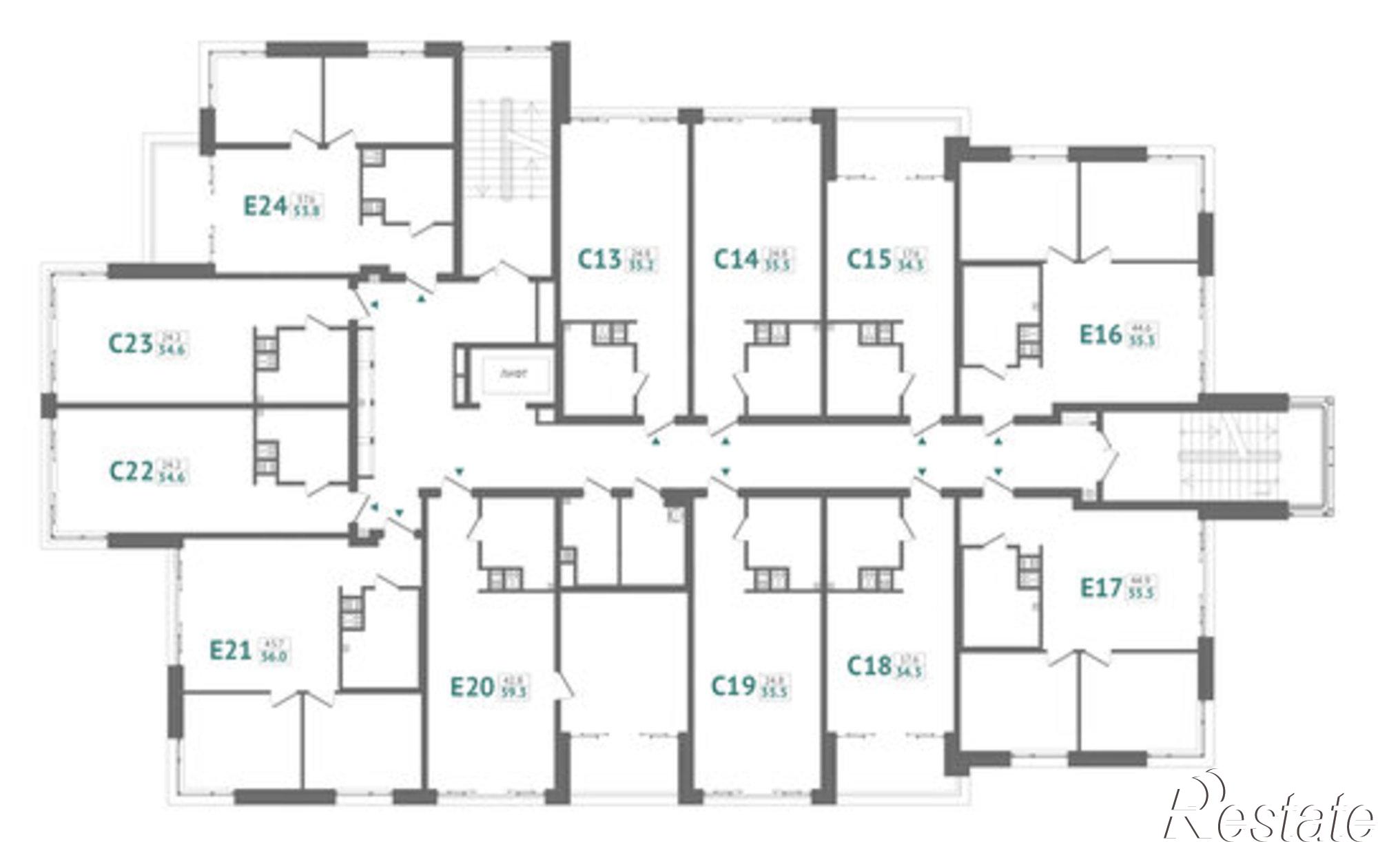 Купить квартиру за 18 561 000 рублей на Морская улица