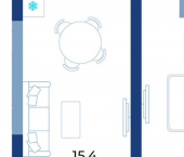 1-комн, 50 кв м, этаж 13/21 Октябрьская улица, 10