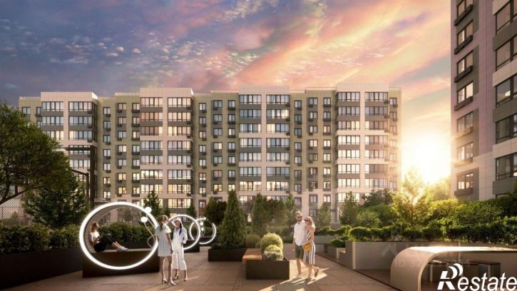 1-комн квартира в новом доме улица Токарева