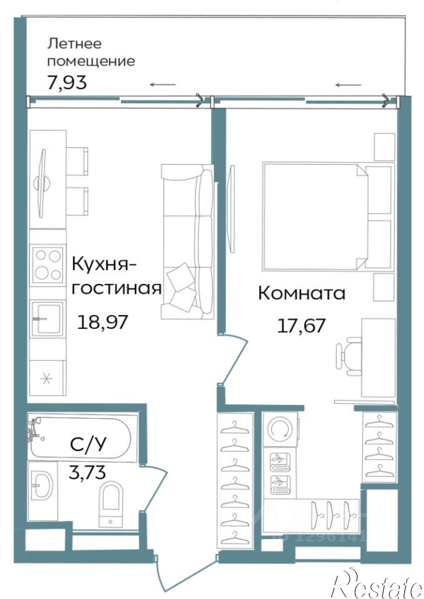 Купить квартиру за 18 601 200 рублей на г. Саки, ул. Морская