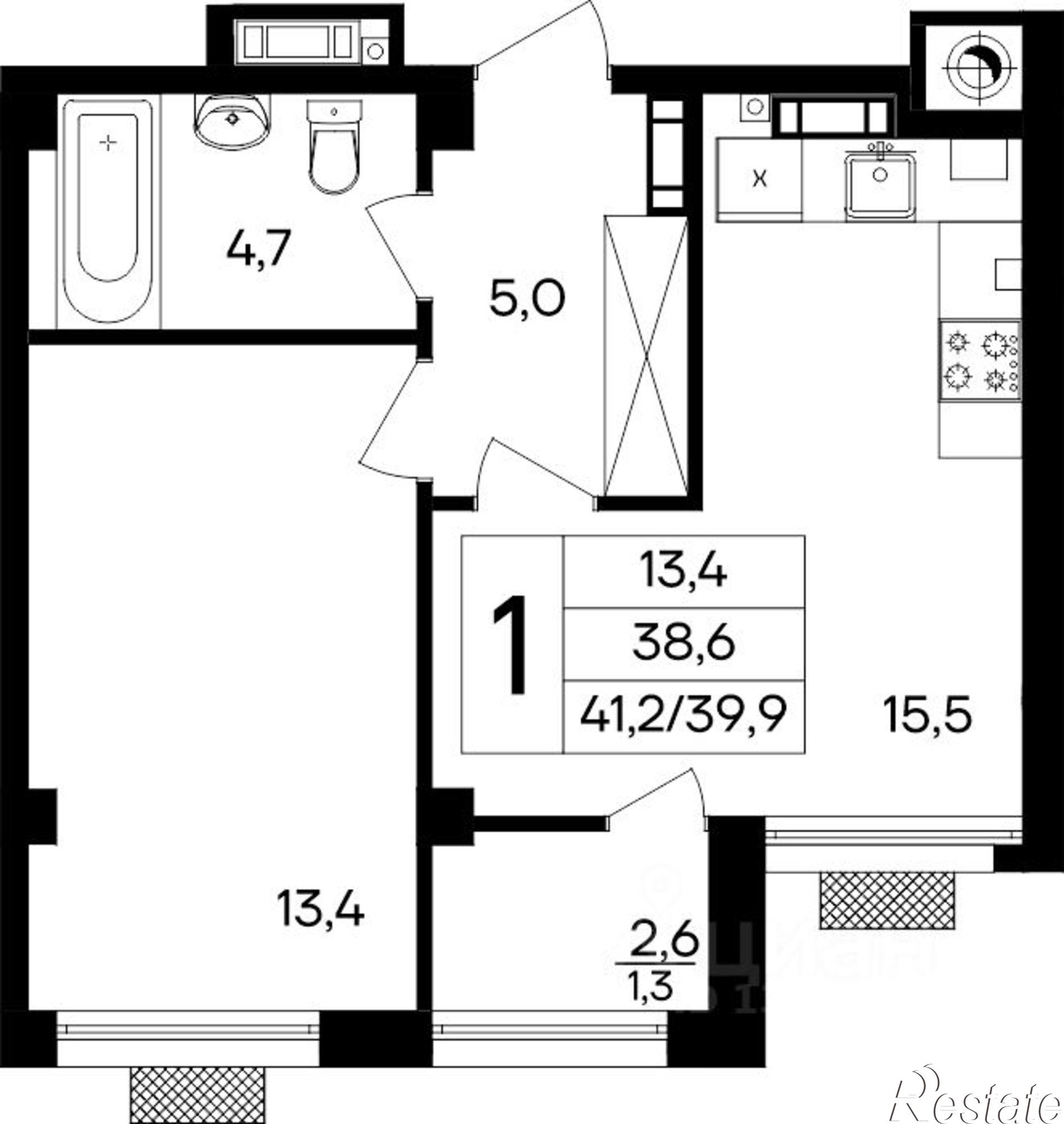 Купить квартиру за 13 440 000 рублей на Маячная улица, 10