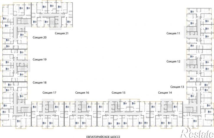2-комн квартира в новом доме городской округ Симферополь
