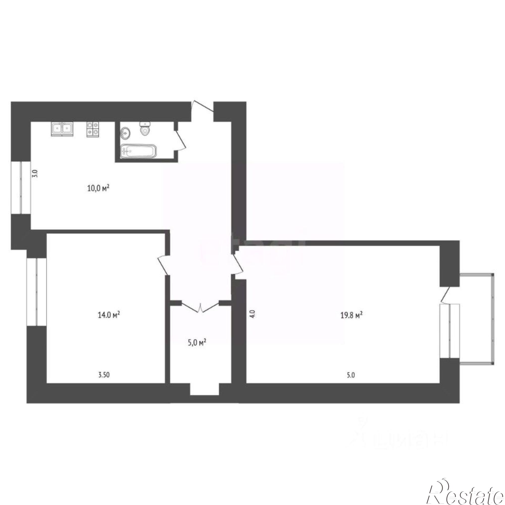 Купить квартиру за 8 500 000 рублей на улица Матвея Воронина, 7/27