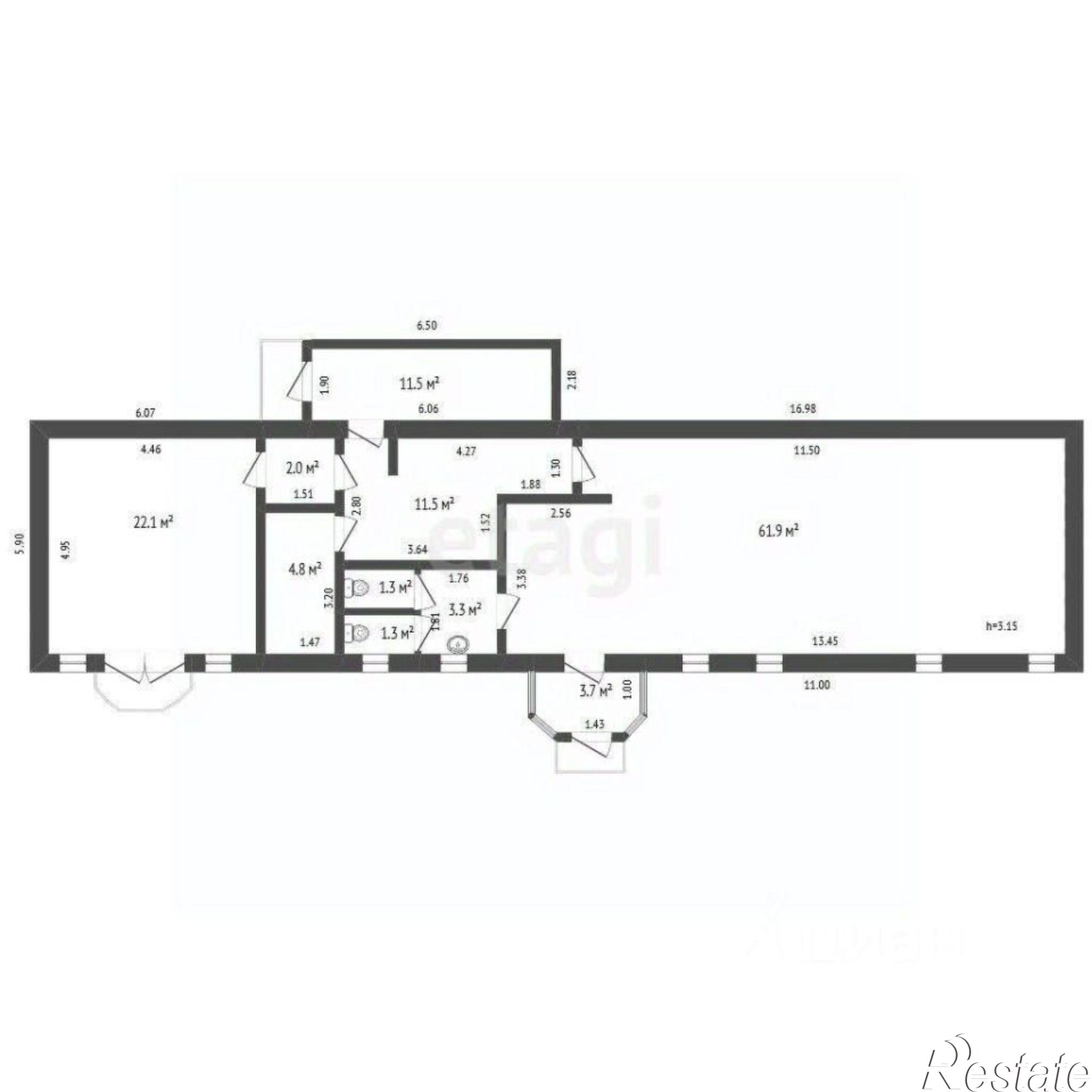 Купить торговое помещение за 6 279 640 рублей на улица Фрунзе, 33А