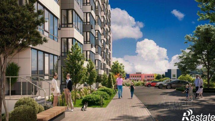 1-комн квартира в новом доме улица Токарева, 18Д к2,  д. 18Д к2