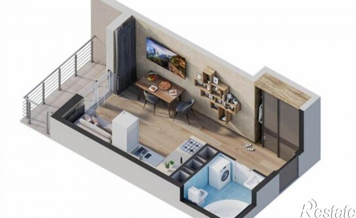 2-комн квартира в новом доме Евпатория, ЖК Море