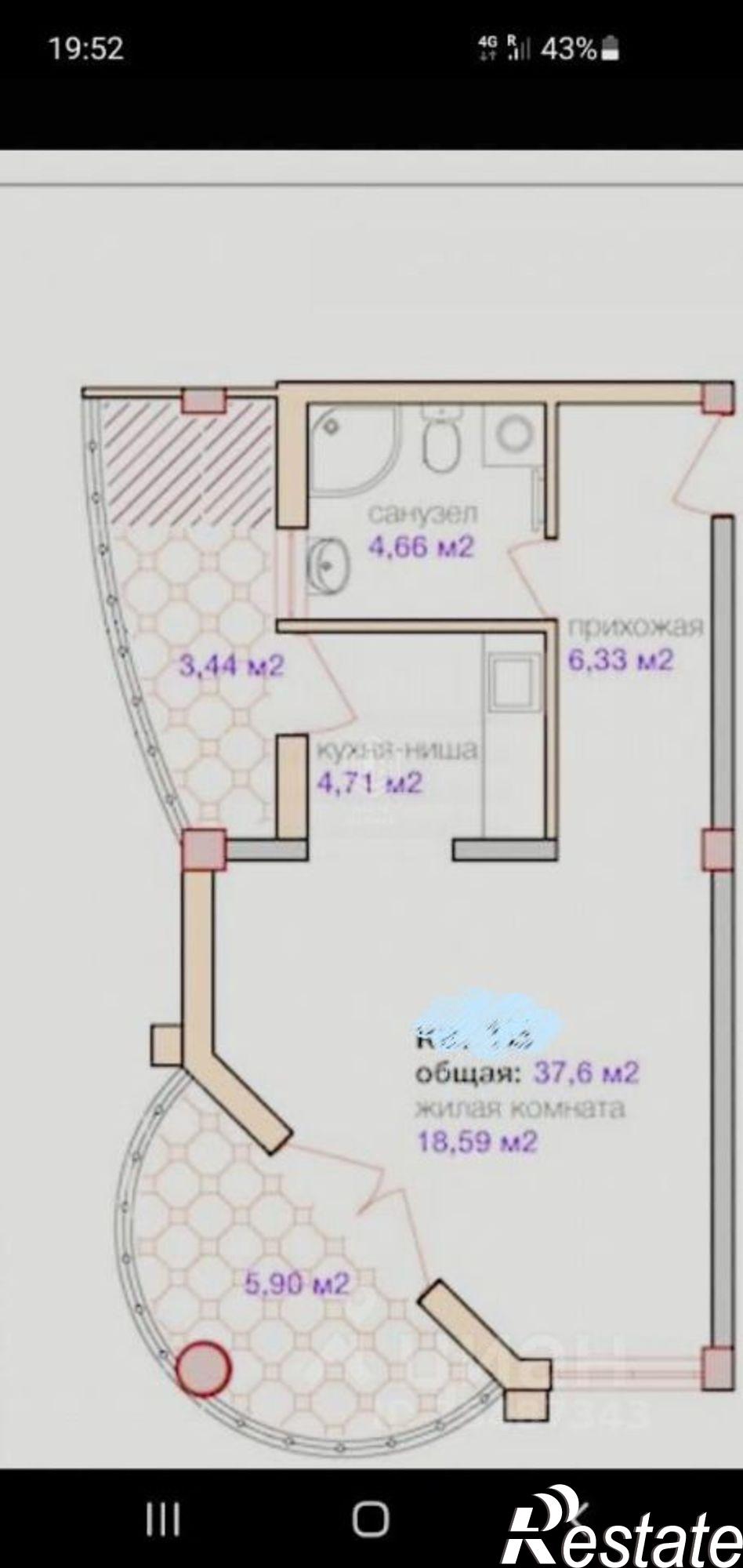 Купить квартиру за 12 800 000 рублей на Ялтинская улица, 14 литА к1