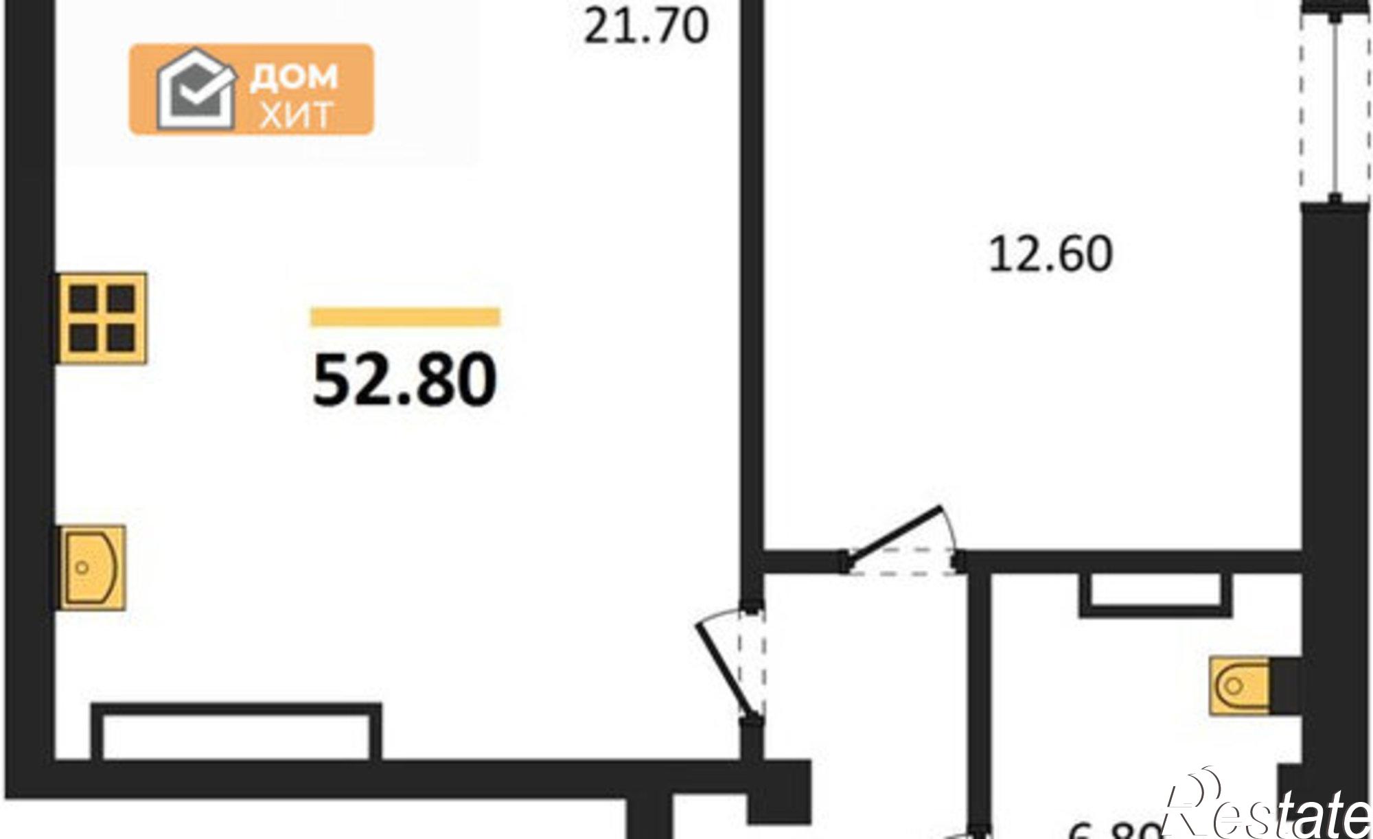 Купить квартиру за 10 560 000 рублей на улица Токарева, 18