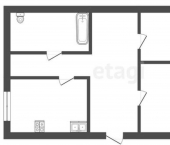 2-комн, 52кв м, этаж 4/5 ул Фрунзе, 56