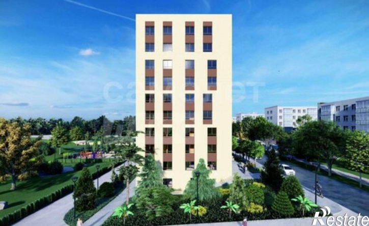 2-комн квартира в новом доме улица Гагарина, 7,  д. 7