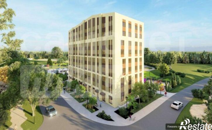 2-комн квартира в новом доме улица Гагарина, 7,  д. 7