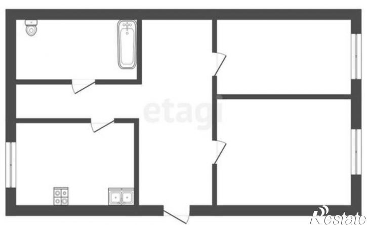 2-комн квартира ул Фрунзе, 56,  д. 56