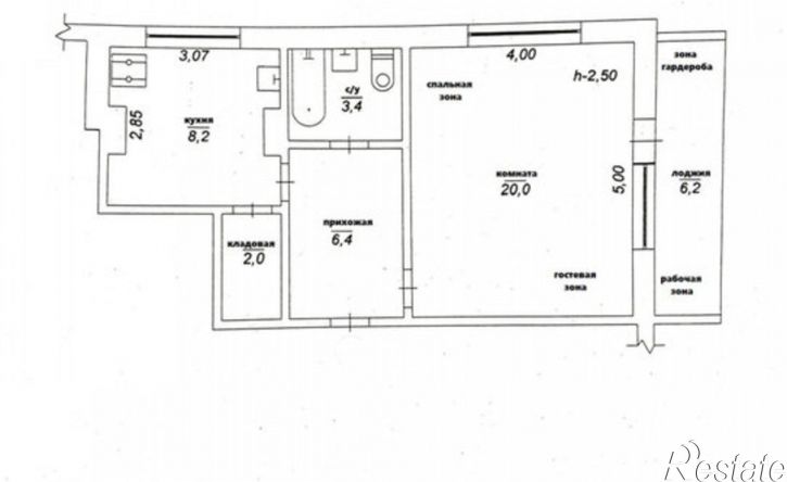 1-комн квартира улица Генерала Мельника, 1,  д. 1