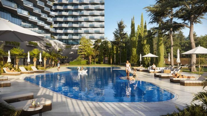 1-комн квартира в новом доме Морская 4 улица