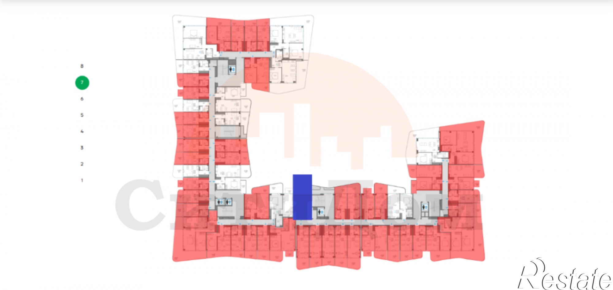 Купить квартиру за 8 600 000 рублей на Набережная ул., 64