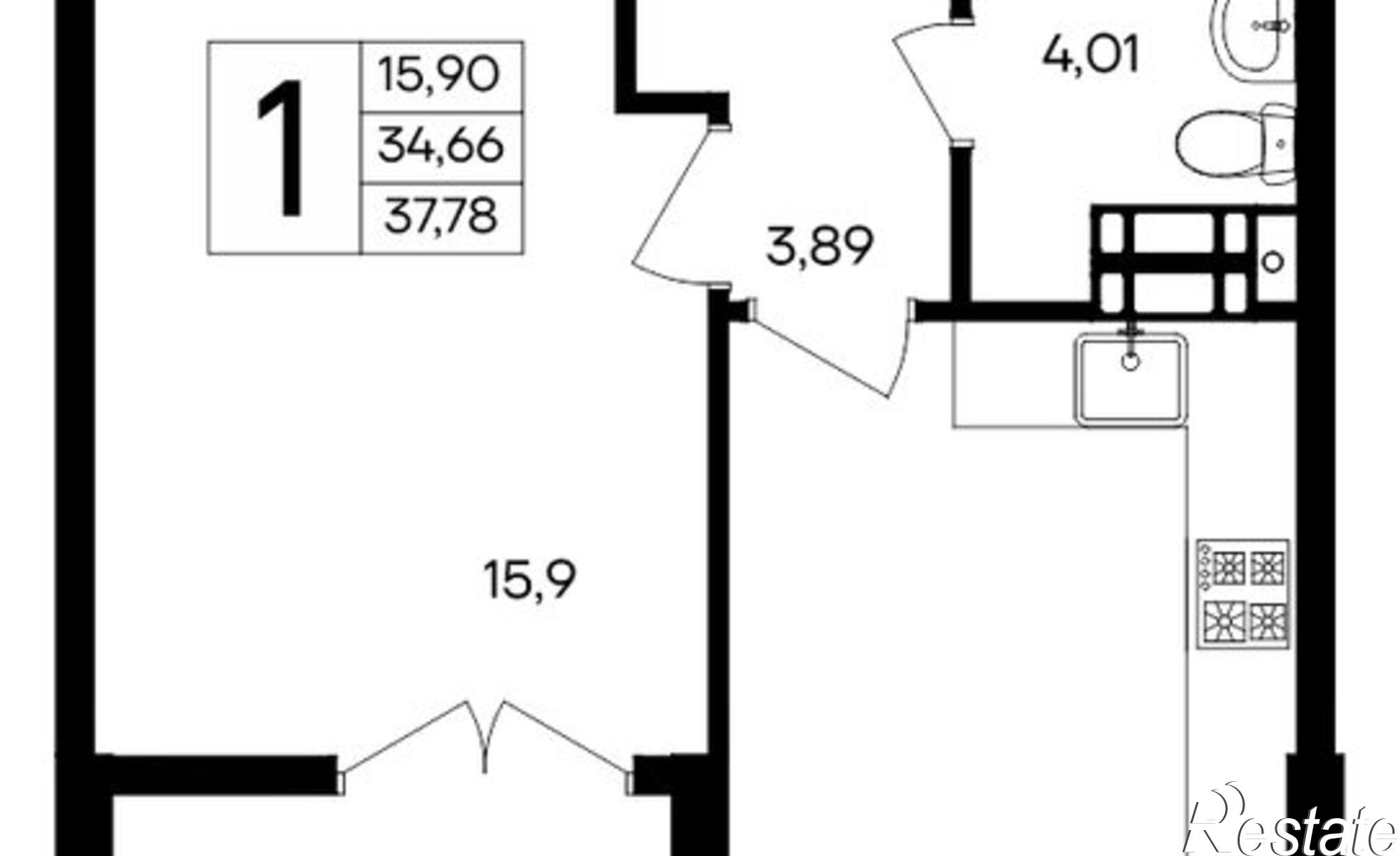 Купить квартиру за 8 311 600 рублей на Севастополь, Балаклавский муниципальный округ, ЖК Семисчастье