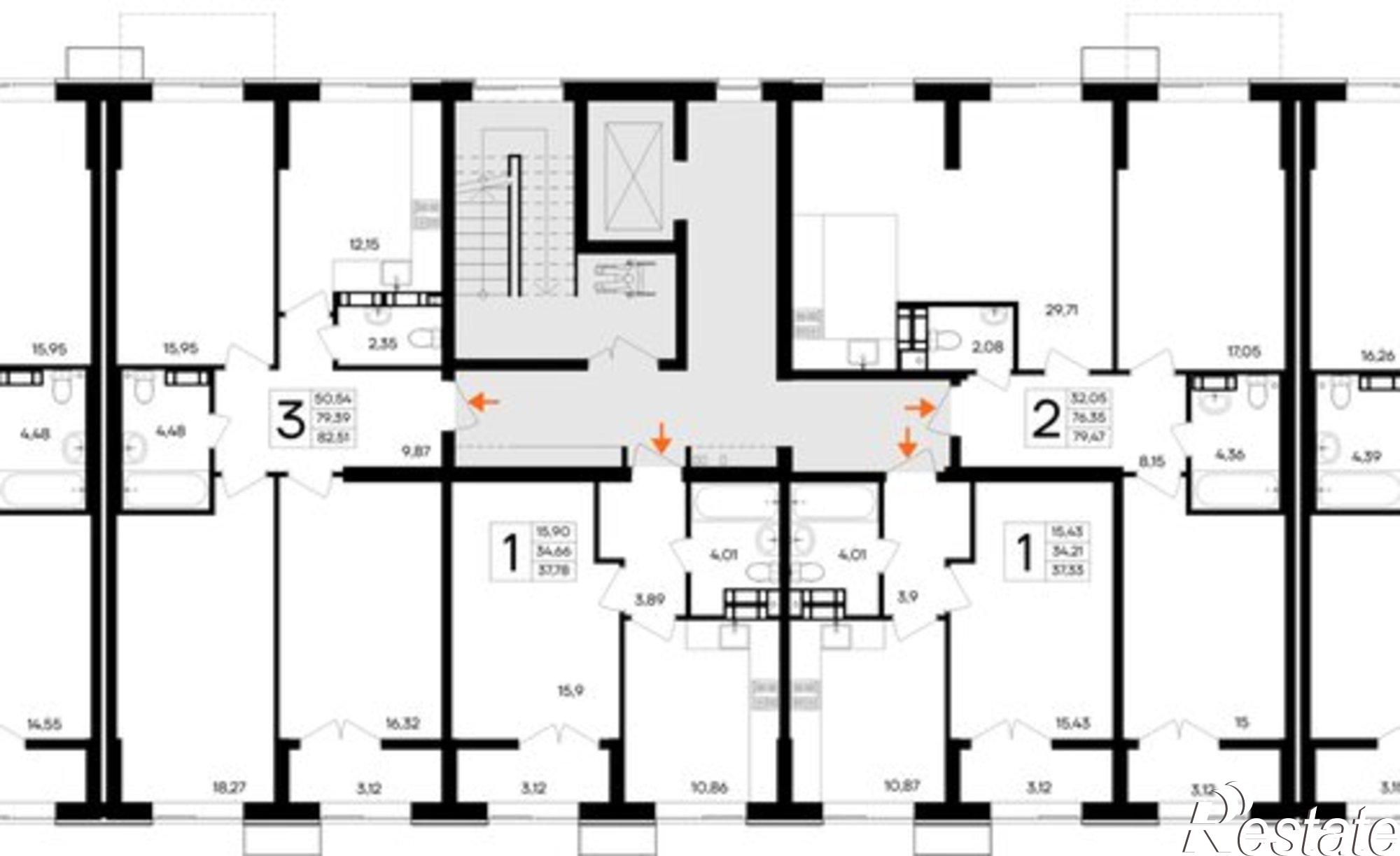 Купить квартиру за 8 311 600 рублей на Севастополь, Балаклавский муниципальный округ, ЖК Семисчастье