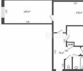 3-комн, 60кв м, этаж 4/5 ул Бориса Михайлова, 14