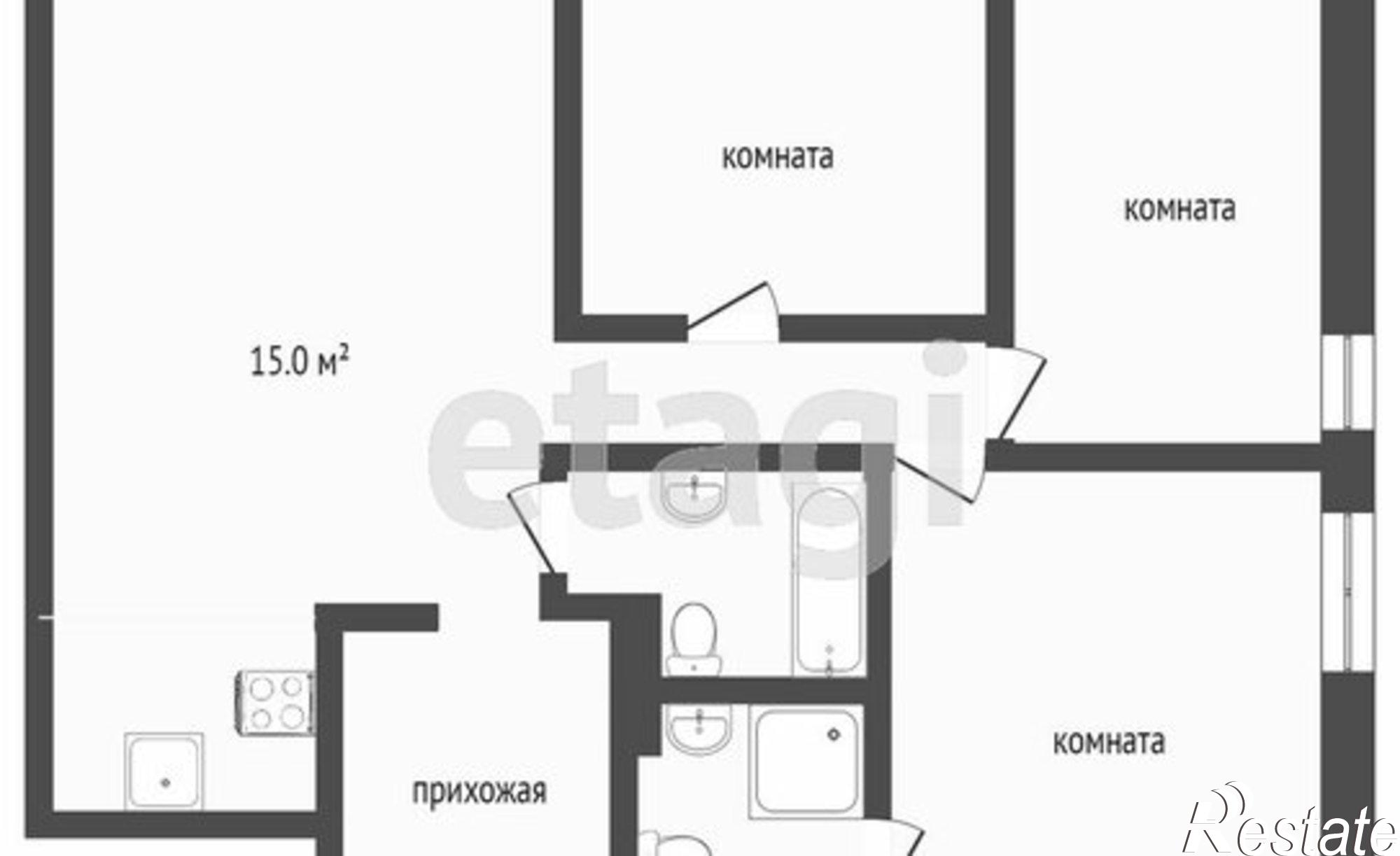 Купить квартиру за 24 500 000 рублей на Симферополь, улица Воровского, 24А