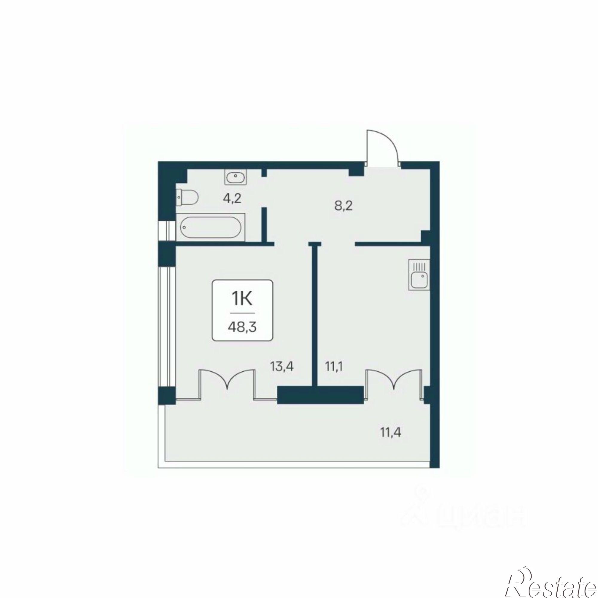 Купить квартиру за 15 700 000 рублей на Севастопольское шоссе, 2А