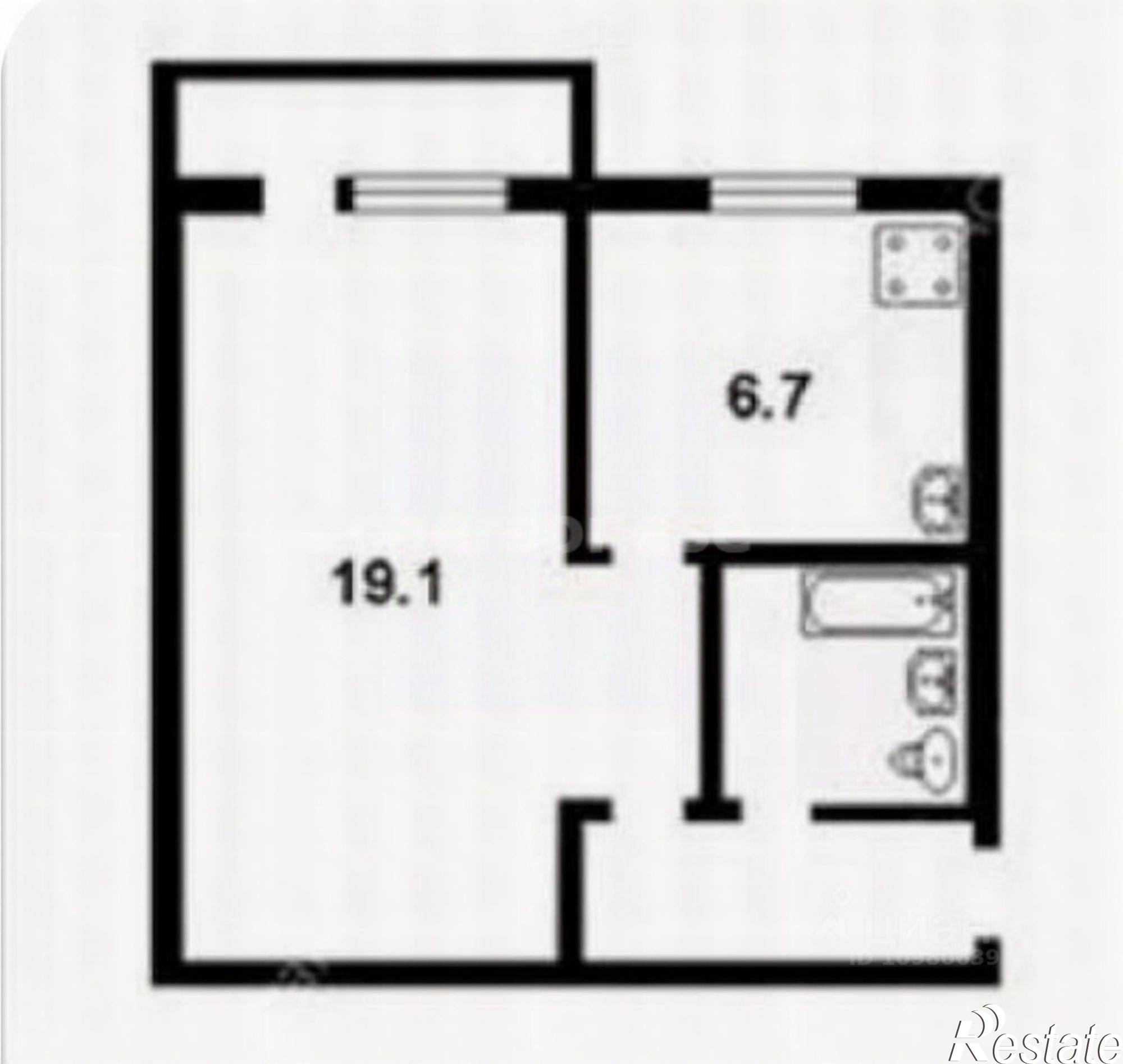 Купить квартиру за 6 289 000 рублей на проспект Октябрьской Революции, 43