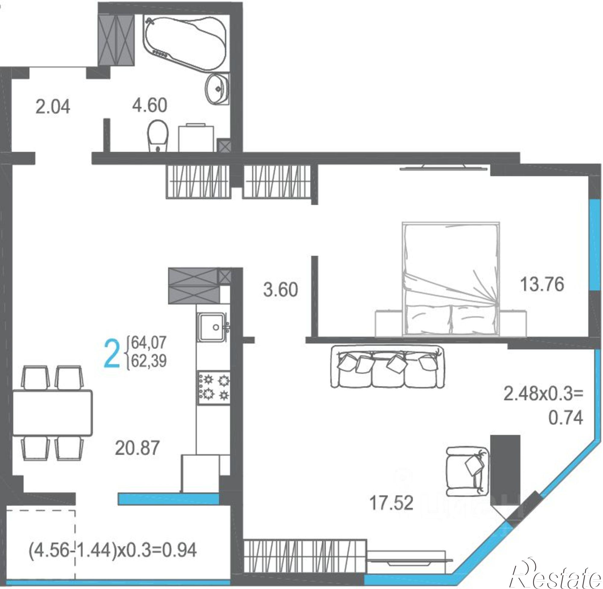 Купить квартиру за 11 321 700 рублей на Ялта, улица Кирова, 155Ак1