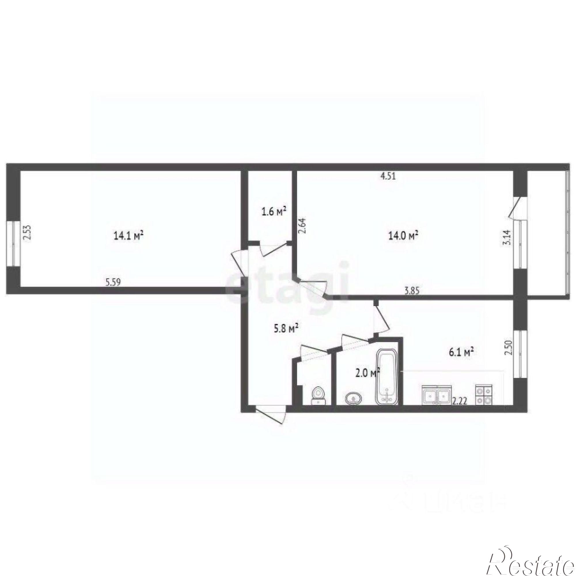 Купить квартиру за 8 000 000 рублей на Севастополь, Севастополь