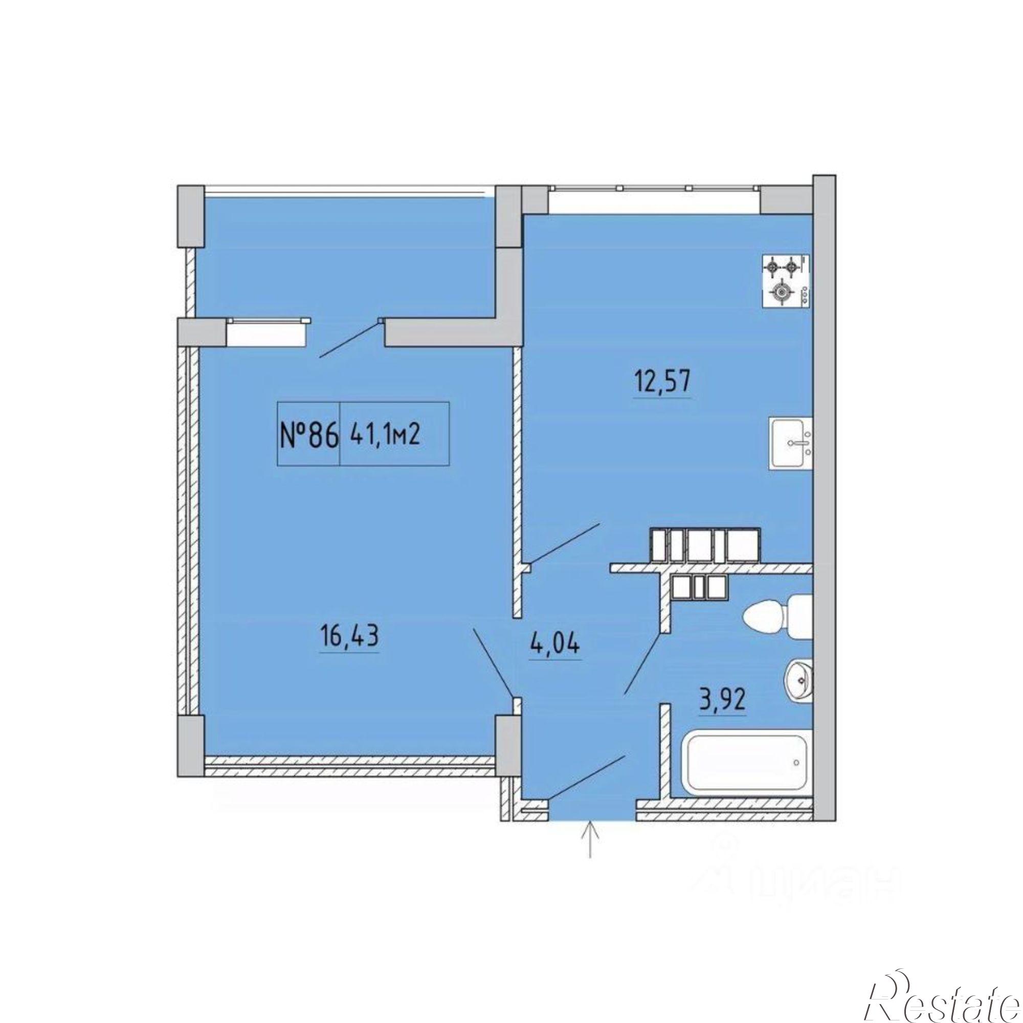 Купить квартиру за 8 100 000 рублей на Феодосия, улица Грина, 43