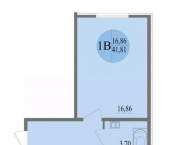 1-комн, 41 кв м, этаж 7/8 ул 9 Мая, 9