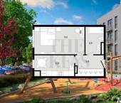 1-комн, 34 кв м, этаж 4/4 городской округ Евпатория