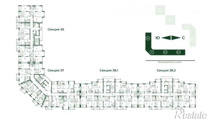 1-комн квартира в новом доме Симферопольский район, село Мирное