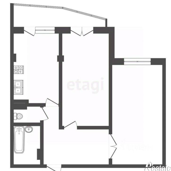 2-комн квартира Долинный переулок, 8,  д. 8