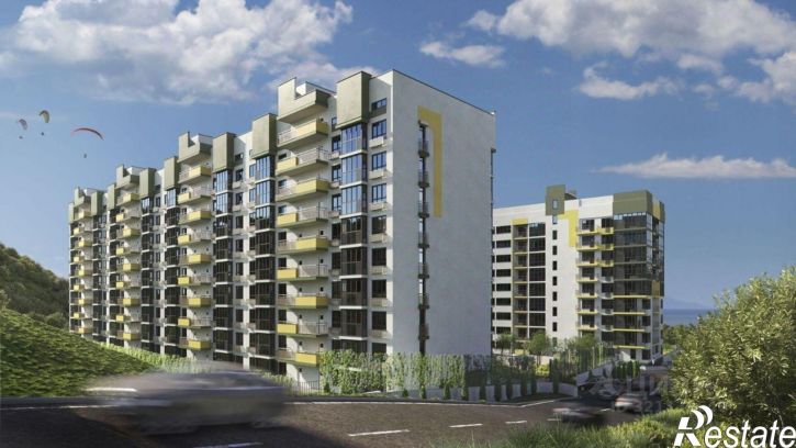 1-комн квартира в новом доме Феодосия, улица Грина, 43