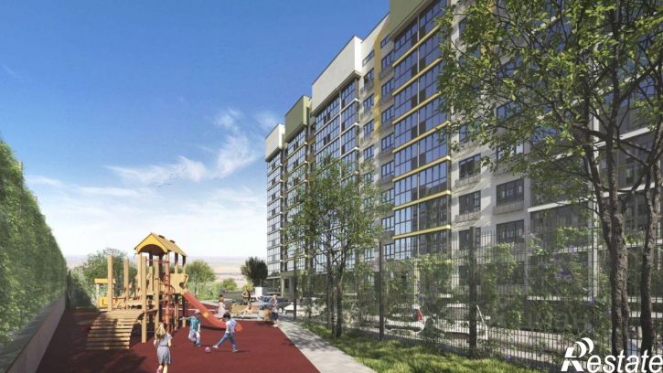 1-комн квартира в новом доме Феодосия, улица Грина, 43