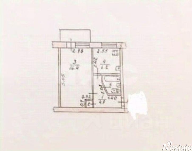 1-комн квартира Симферополь г., Железнодорожный