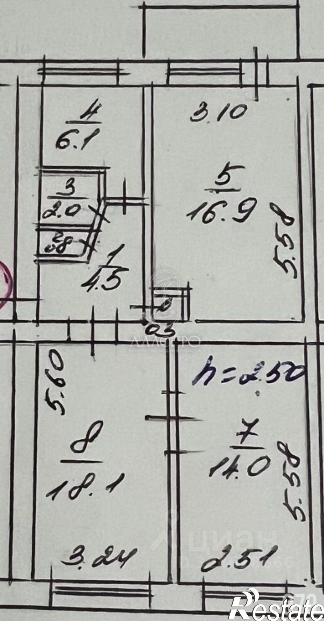 Сдать квартиру за 40 000 рублей на проспект Октябрьской Революции, 67