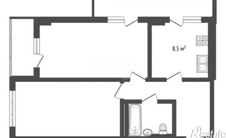 2-комн квартира ул Военных Строителей, 7 2,  д. 7 2,  к. 2