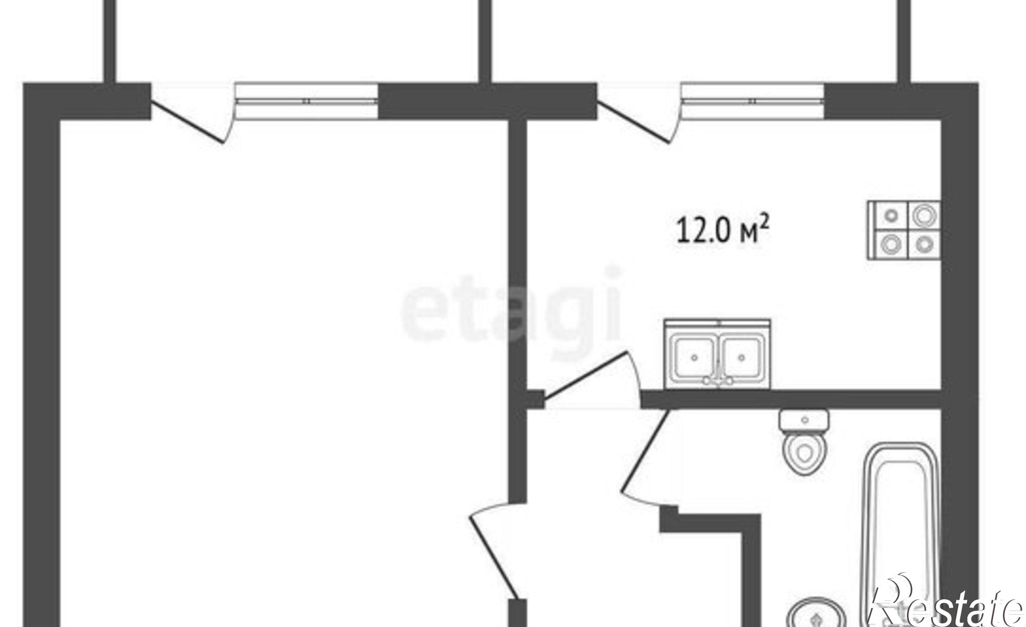 Купить квартиру за 9 600 000 рублей на улица Челнокова, 12/2