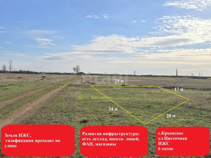 Земельный участок Россия, Цветочная улица