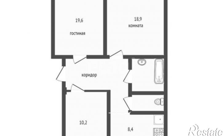 3-комн квартира улица Бурденко, 9,  д. 9