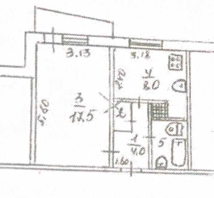 1-комн квартира Лермонтова улица,13