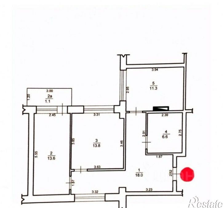 2-комн квартира ул Терешковой, 21,  д. 21