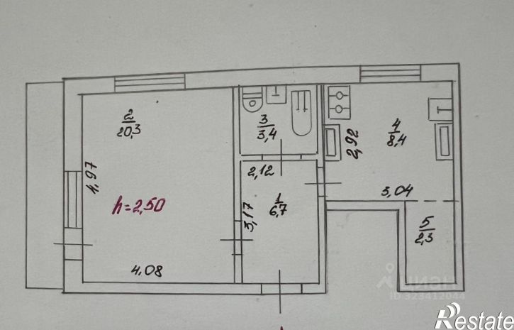 1-комн квартира проспект Генерала Острякова, 75,  д. 75