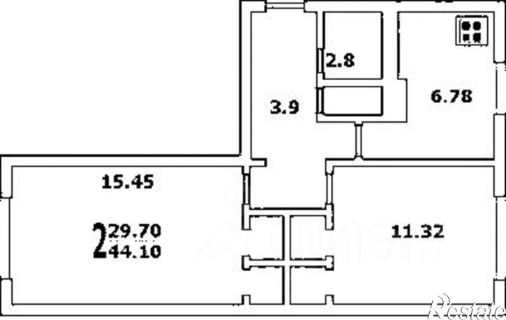 2-комн квартира ул Суворова, 24,  д. 24