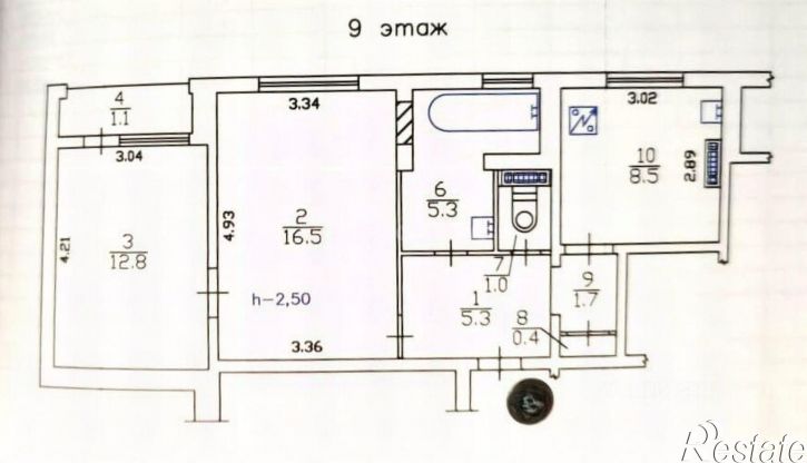 2-комн квартира пр-кт Октябрьской революции, 52А,  д. 52А