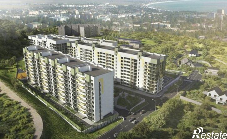 3-комн квартира в новом доме Феодосия, улица Грина, 45